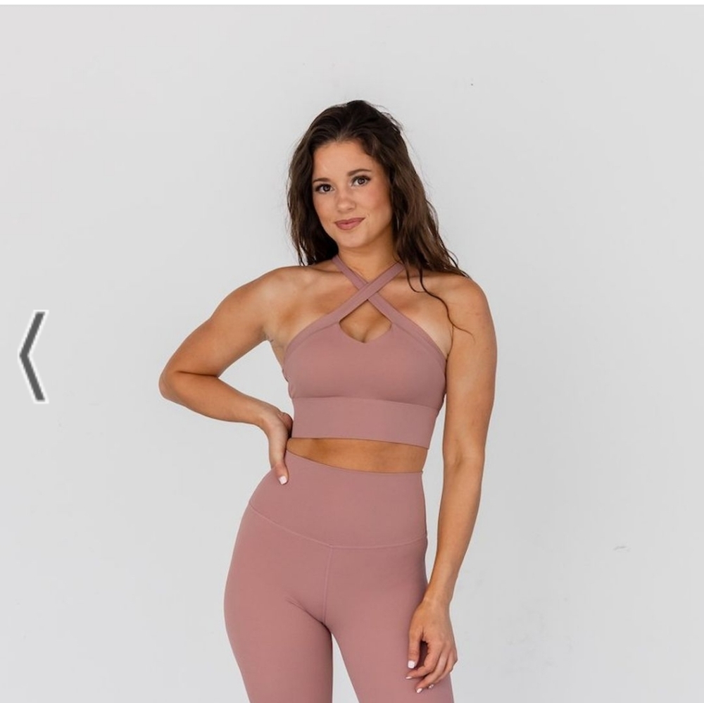 Astoria LUXE FLEX Sports Bra Top Crop - Dust